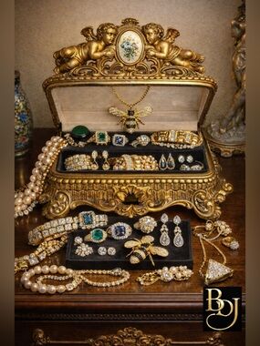 1 LB Curated Jewelry Lot | Personalized Style Box | Gold & Silver Pearls Crystal